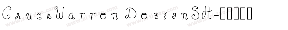ChuckWarren DesignSH字体转换